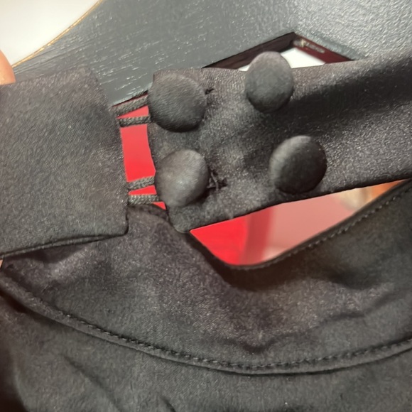 Abercrombie & Fitch Black Trapeze Pleated MinibDress Sz-M T - Picture 16 of 16